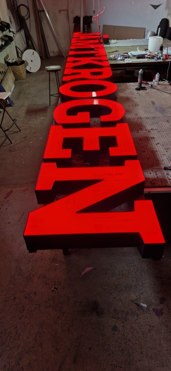 3D Leuchtbuchstaben in Saalfeld/Rudolstadt Leuchtbuchstabe 7